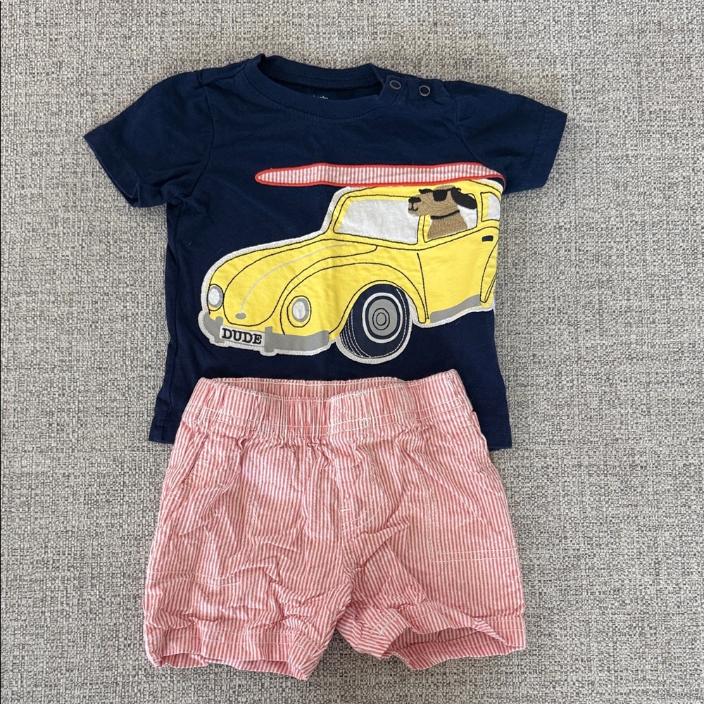 Carter's Navy and Red Kids Matching Set